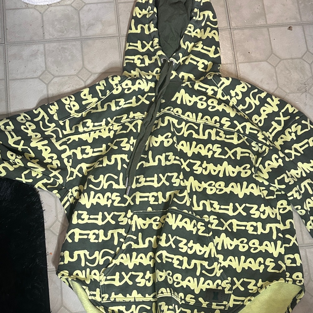 Savage X Fenty Green and Yellow Jacket